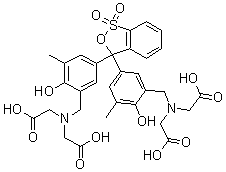 Xylenol Orange molecular structure (CAS 1611-35-4)