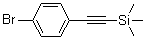 [2-(4-Bromophenyl)ethynyl]trimethylsilane molecular structure (CAS 16116-78-2)