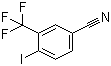 structure of CAS# 161320-00-9, 4-Iodo-3-(trifluoromethyl)benzonitrile