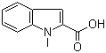 1-Methylindole-2-carboxylic acid molecular structure (CAS 16136-58-6)