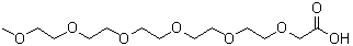 structure of CAS# 16142-03-3, 3,6,9,12,15,18-Hexaoxanonadecanoic acid