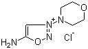 3-Morpholinosydnonimine hydrochloride molecular structure (CAS 16142-27-1)