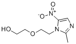 structure of CAS# 16156-94-8, 2-(2-(2-Methyl-5-nitro-1H-imidazol-1-yl)ethoxy)ethanol