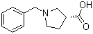 structure of CAS# 161659-80-9, (S)-1-Benzylpyrrolidine-3-carboxylic acid