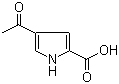 structure of CAS# 16168-93-7, 4-Acetyl-1H-pyrrole-2-carboxylic acid
