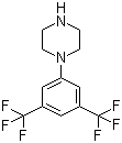 structure of CAS# 16172-96-6, 1-[3,5-Bis(trifluoromethyl)phenyl]piperazine