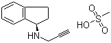 CAS # 161735-79-1, Rasagiline mesylate, (R)-N-2-Propynyl-1-indanamine methanesulfonate
