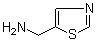 5-Thiazolemethanamine molecular structure (CAS 161805-76-1)