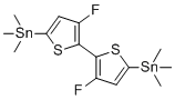 structure of CAS# 1619967-09-7, (3,3'-二氟-[2,2'-联噻吩]-5,5'-二基)双(三甲基锡烷)