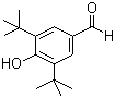 structure of CAS# 1620-98-0, 3,5-Di-tert-butyl-4-hydroxybenzaldehyde