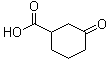 structure of CAS# 16205-98-4, 3-Oxo-1-cyclohexanecarboxylic acid