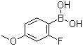 structure of CAS# 162101-31-7, 2-氟-4-甲氧基苯硼酸