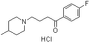 Methylperone hydrochloride molecular structure (CAS 1622-79-3)