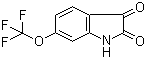 6-(三氟甲氧基)-1H-吲哚-2,3-二酮分子结构 (CAS 162252-92-8)
