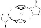 CAS 登录号：162412-87-5, 1,1'-双[(2S,5S)-2,5-二甲基-1-磷杂环戊基]二茂铁