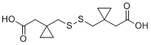structure of CAS# 162515-67-5, Montelukast Disulfide Diacid Impurity