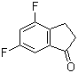 structure of CAS# 162548-73-4, 4,6-Difluoro-1-indanone