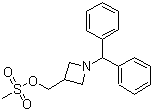 甲磺酸 (1-二苯甲基氮杂环丁烷-3-基)甲酯分子结构 (CAS 162698-41-1)