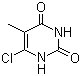 structure of CAS# 1627-28-7, 6-Chlorothymine