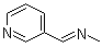 structure of CAS# 16273-54-4, N-Methyl-N-(3-pyridylmethylene)amine