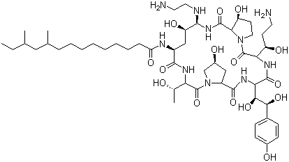 卡泊芬净分子结构 (CAS 162808-62-0)