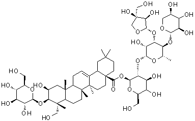 CAS 登录号：162857-65-0, 瓜子金皂苷 V