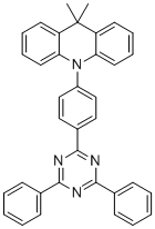 structure of CAS# 1628752-98-6, 10-(4-(4,6-Diphenyl-1,3,5-triazin-2-yl)phenyl)-9,9-dimethyl-9,10-dihydroacridine