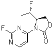 CAS 登录号：1628806-43-8, (4R)-4-[(1S)-1-氟乙基]-3-(2-氟-4-嘧啶基)-2-恶唑烷酮