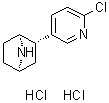 CAS 登录号：162885-01-0, rel-(1R,2R,4S)-2-(6-氯-3-吡啶基)-7-氮杂双环[2.2.1]庚烷二盐酸盐