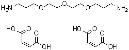 CAS 登录号：1629579-82-3, 3,3'-[氧基二(2,1-乙二基氧基)]二-1-丙胺二马来酸盐