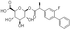 CAS 登录号：162992-66-7, S-氟比洛芬葡糖苷酸