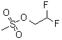 2,2-二氟乙醇甲烷磺酸酯分子结构 (CAS 163035-65-2)