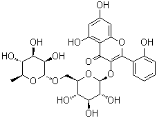 CAS 登录号：16310-92-2, 橡精 3-芸香糖苷