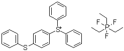 CAS # 1632315-11-7, CPI 200K, Diphenyl[4-(phenylthio)phenyl]sulfonium triethyltrifluorophosphate