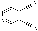 吡啶-3,4-二甲腈分子结构 (CAS 1633-44-9)