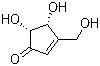 CAS # 163317-01-9, (4R-cis)-4,5-Dihydroxy-3-(hydroxymethyl)-2-cyclopenten-1-one