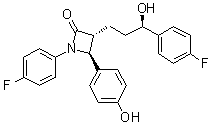 CAS 登录号：163380-16-3, (3R,4S)-1-(4-氟苯基)-3-[(3R)-3-(4-氟苯基)-3-羟基丙基]-4-(4-羟基苯基)-2-氮杂环丁酮