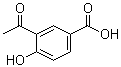 structure of CAS# 16357-40-7, 2'-羟基苯乙酮-5'-羧酸