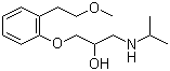 1-[2-(2-Methoxyethyl)phenoxy]-3-[(1-methylethyl)amino]-2-propanol molecular structure (CAS 163685-38-9)
