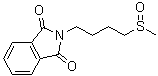 CAS # 163956-72-7, 2-[4-(Methylsulfinyl)butyl]-1H-isoindole-1,3(2H)-dione