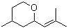 structure of CAS# 16409-43-1, (+)-Rose oxide