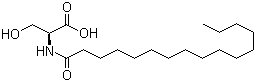 CAS 登录号：16417-38-2, N-十六碳酰-L-丝氨酸, 1-棕榈酰-L-丝氨酸