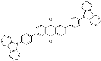 CAS # 1642308-34-6, 2,6-Bis[4-(9H-carbazol-9-yl)phenyl]-9,10-anthracenedione