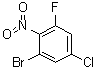 structure of CAS# 1642542-05-9, 1-溴-5-氯-3-氟-2-硝基苯