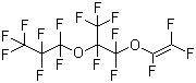 structure of CAS# 1644-11-7, 2-(全氟丙氧基)全氟丙基三氟乙烯基醚