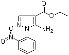5-氨基-(2-硝基苯基)-1H-吡唑-4-羧酸乙酯分子结构 (CAS 16459-33-9)
