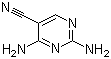structure of CAS# 16462-27-4, 2,4-Diamino-5-cyanopyrimidine