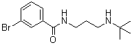CAS 登录号：1648707-58-7, 3-溴-N-[3-[(叔丁基)氨基]丙基]苯甲酰胺