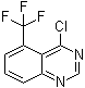 4-Chloro-5-(trifluoromethyl)quinazoline molecular structure (CAS 16499-63-1)