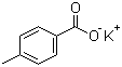 structure of CAS# 16518-25-5, 4-Methylbenzoic acid potassium salt